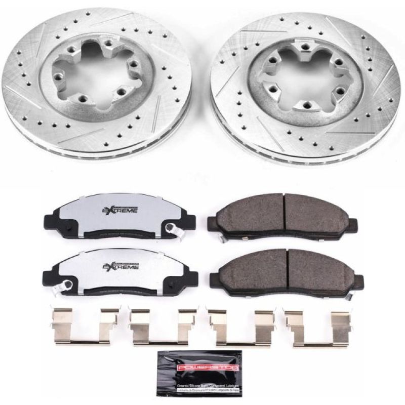 PSB Z36 Truck & Tow Kit - Power Stop 04-08 Chevrolet Colorado Front Z36 Truck & Tow Brake Kit