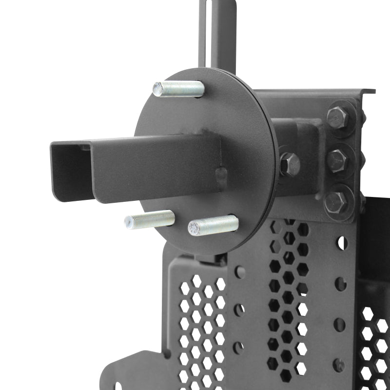 GOR Spare Tire Carriers - Go Rhino 08-22 Jeep Wrangler JL/JLU Body Mount Spare Tire Carrier - Tex. Blk