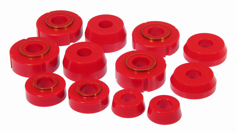 PRO Body/Subframe Bush - Red - Prothane 66-79 Ford F100-350 2wd Body Mount - Red