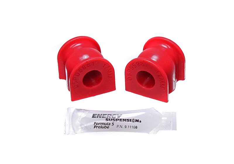 ES Sway Bar Bushings - Red - Energy Suspension 06-11 Honda Civic SI 17mm Rear Sway Bar Bushing Set - Red