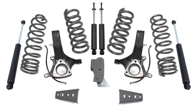 MXT Lift Spindles - MaxTrac 09-18 RAM 1500 2WD 4.7L V8 7in/4.5in MaxPro Spindle Lift Kit w/MaxTrac Shocks