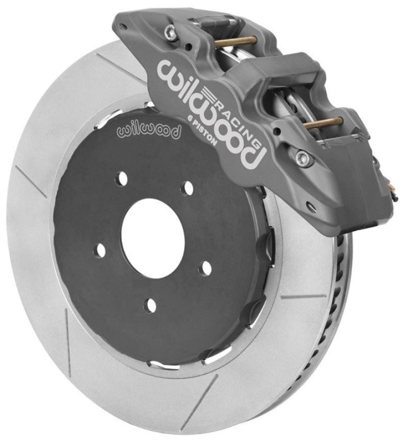 WIL Aero Brake Kit - Wilwood Aero6R/ST Front Big Brake Kit 14in Black Anodize 97-13 Chevrolet Corvette C5/C6