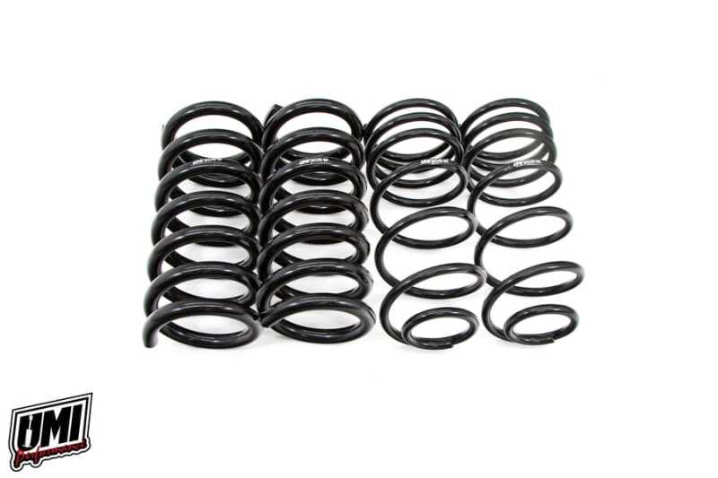 UMI Lowering Springs - UMI Performance 82-92 GM F-Body Lowering Spring Kit 1in-1.5in lowering