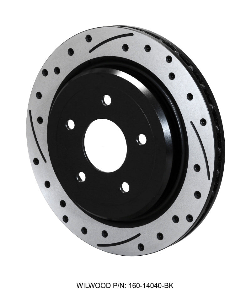WIL Rotors - Wilwood Rotor-Rear-SRP-C5/C6 Vette-RH-BLK 12.00 x 1.03 - 5 x 4.75in