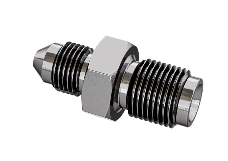 GR PWS Brake Line Fittings - Goodridge Straight Male Adaptor AN3 to 7/16x24 Inverted