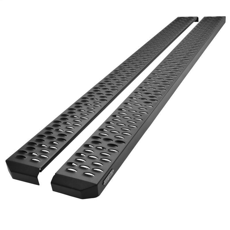 WES Running Boards - Grate - Westin Grate Steps Running Boards 79 in - Textured Black