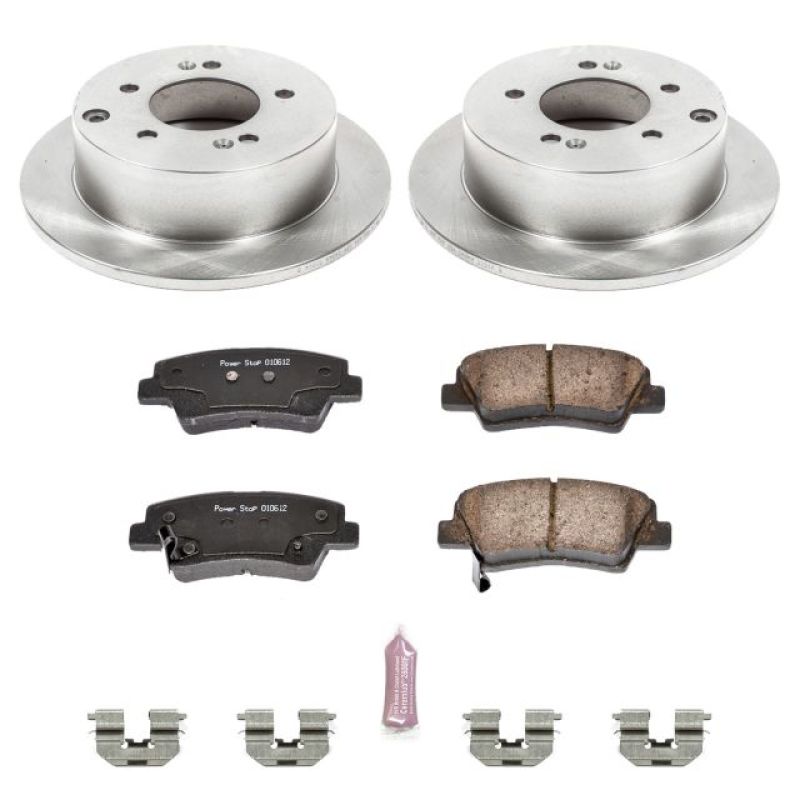PSB Autospecialty Kit - Power Stop 10-13 Kia Soul Rear Autospecialty Brake Kit