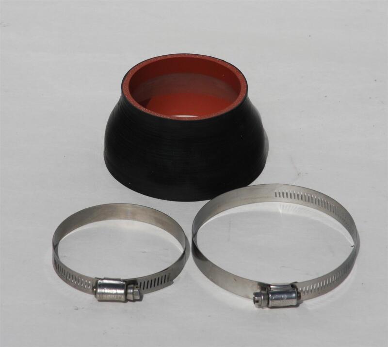 GMS Silicone Reducers - Granatelli 4in-3in Silicone Reducer Sleeve w/Clamps