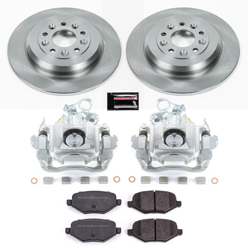 PSB Autospecialty Kit w/Cals - Power Stop 11-15 Ford Edge Rear Autospecialty Brake Kit w/Calipers
