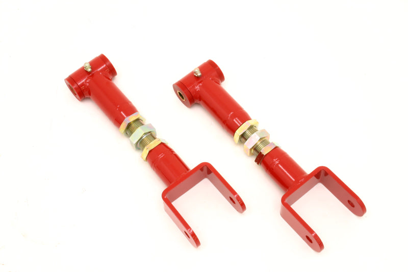 BMR Control Arms - BMR 91-96 B-Body Upper Control Arms On-Car Adj. STD. Length (Polyurethane) - Red