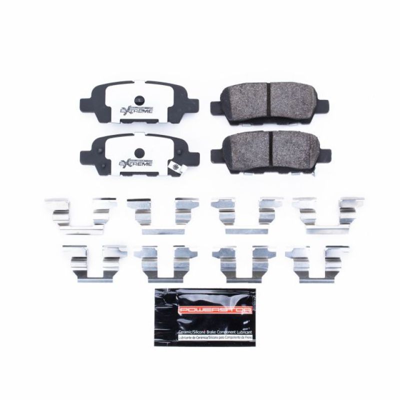 PSB Z26 Extreme Brake Pads - Power Stop 2013 Infiniti EX37 Rear Z26 Extreme Street Brake Pads w/Hardware