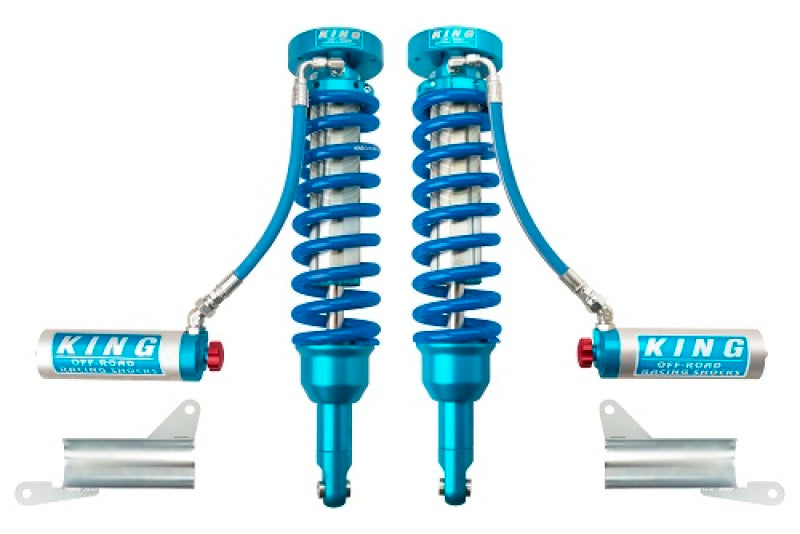 KIN 2.5 Coilovers - King Shocks 2010+ Toyota 4Runner w/KDSS Front 2.5 Dia Remote Res Coilover w/Adjuster (Pair)
