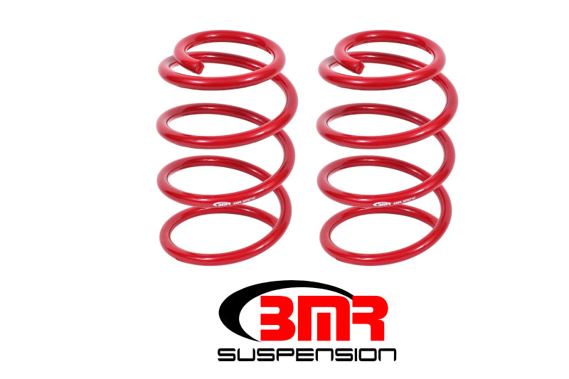 BMR Lowering Springs - BMR 07-14 Shelby GT500 Front Performance Version Lowering Springs - Red