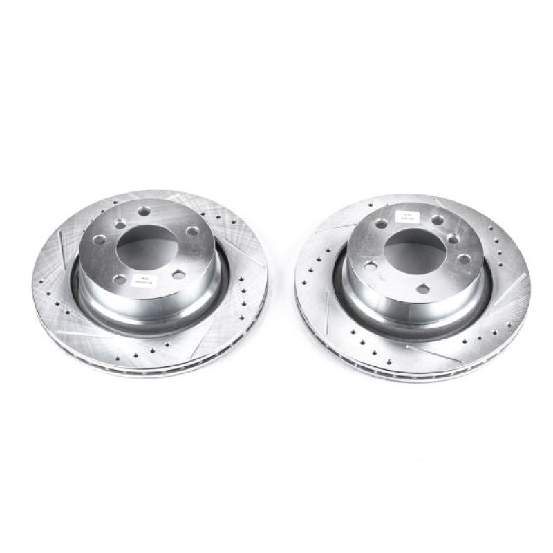 PSB Evolution Drill/Slot Rotor - Power Stop 03-08 BMW Z4 Rear Evolution Drilled & Slotted Rotors - Pair