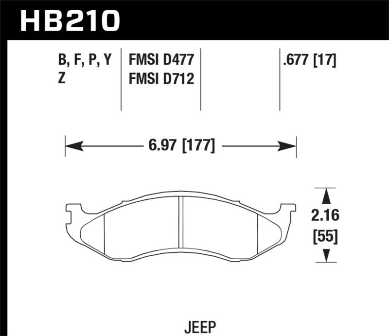 HAWK LTS Brake Pads - Hawk LTS Street Brake Pads