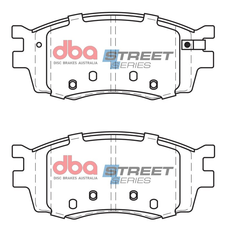 DBA Street Series Brake Pads - DBA 06-07 Hyundai Accent Street Series Front Brake Pads