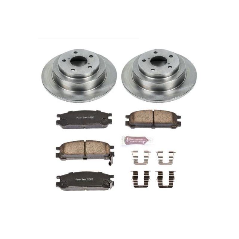 PSB Autospecialty Kit - Power Stop 93-96 Subaru Impreza Rear Autospecialty Brake Kit