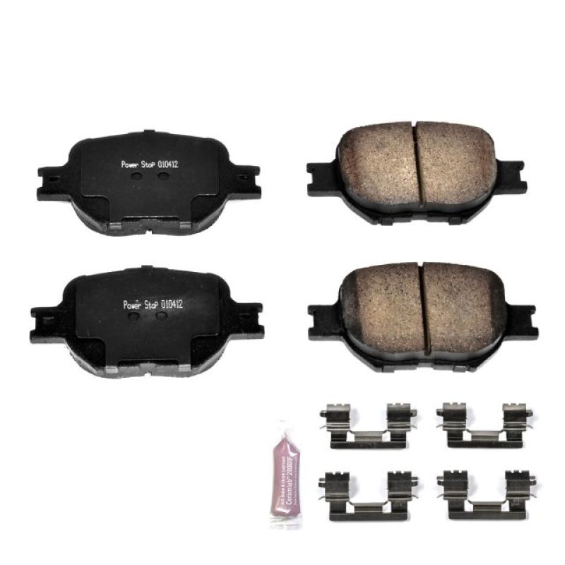 PSB Z23 Evolution Brake Pads - Power Stop 05-10 Scion tC Front Z23 Evolution Sport Brake Pads w/Hardware