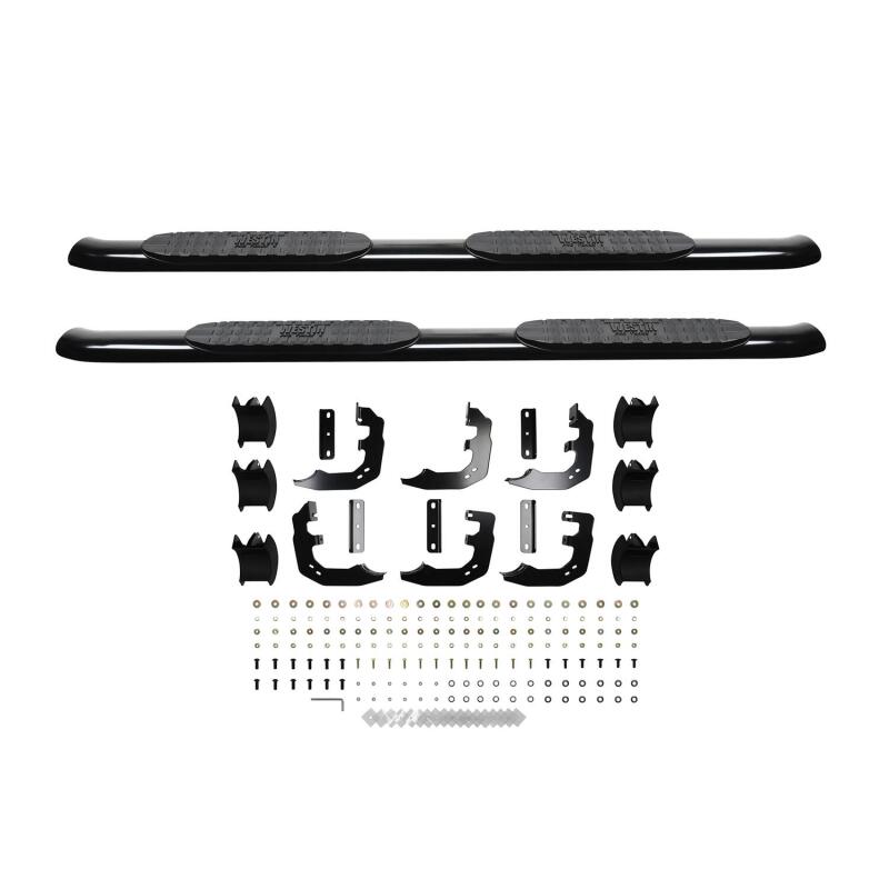 WES Nerf Bars - PRO TRAXX 4 - Westin 19-20 Ram 1500 Quad Cab (Excludes Ram 1500 Classic) PRO TRAXX 4 Oval Nerf Step Bars - Black