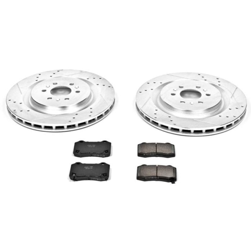 PSB Z23 Evolution Kit - Power Stop 04-07 Cadillac CTS Rear Z23 Evolution Sport Brake Kit