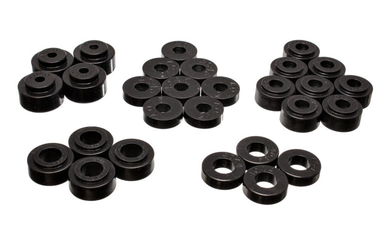 ES Body Mounts - Black - Energy Suspension GM Body Mount Set - Black