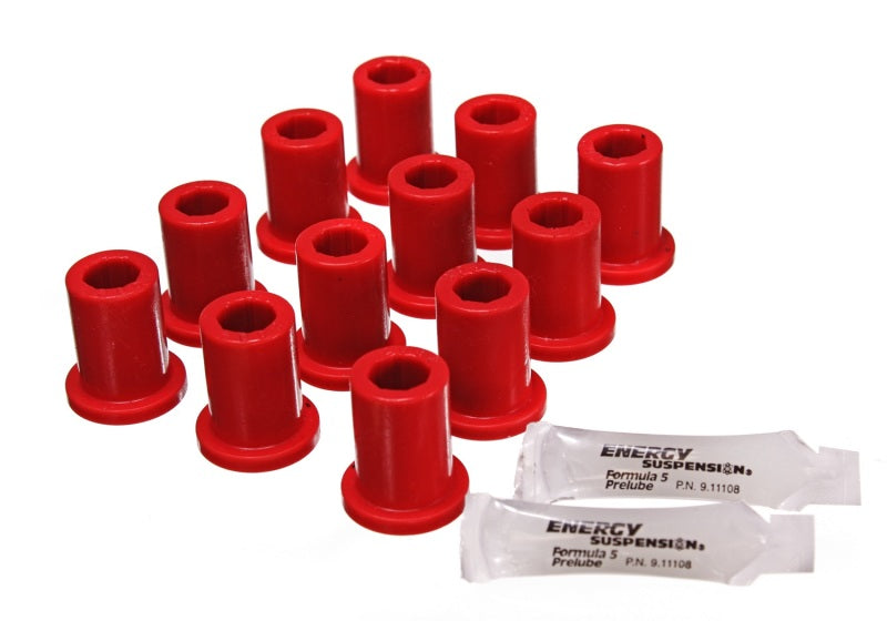 ES Spring/Shackle Bush - Red - Energy Suspension Toy 4 X Spring Bushing O.E.M. Fj40 - Red