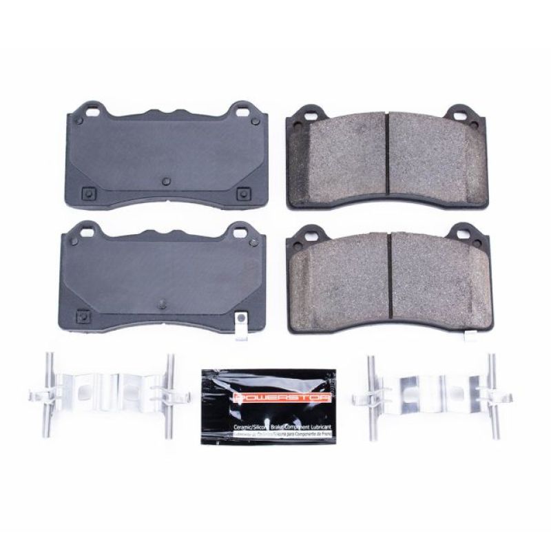 PSB Z23 Evolution Brake Pads - Power Stop 16-18 Ford Focus Front Z23 Evolution Sport Brake Pads w/Hardware