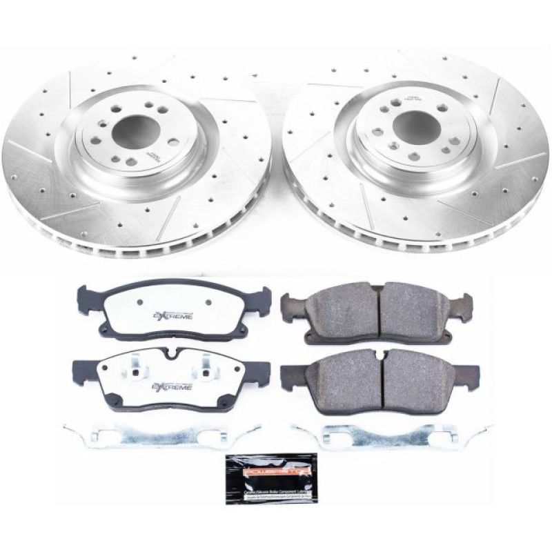 PSB Evolution Drill/Slot Rotor - Power Stop 13-16 Mercedes-Benz GL450 Front Z36 Truck & Tow Brake Kit
