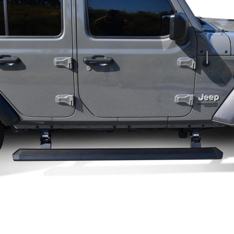 WES Running Boards - Pro-e - Westin 18-24 Jeep Wrangler JL Unlimited 4dr Pro-e Running Boards - Tex. Blk