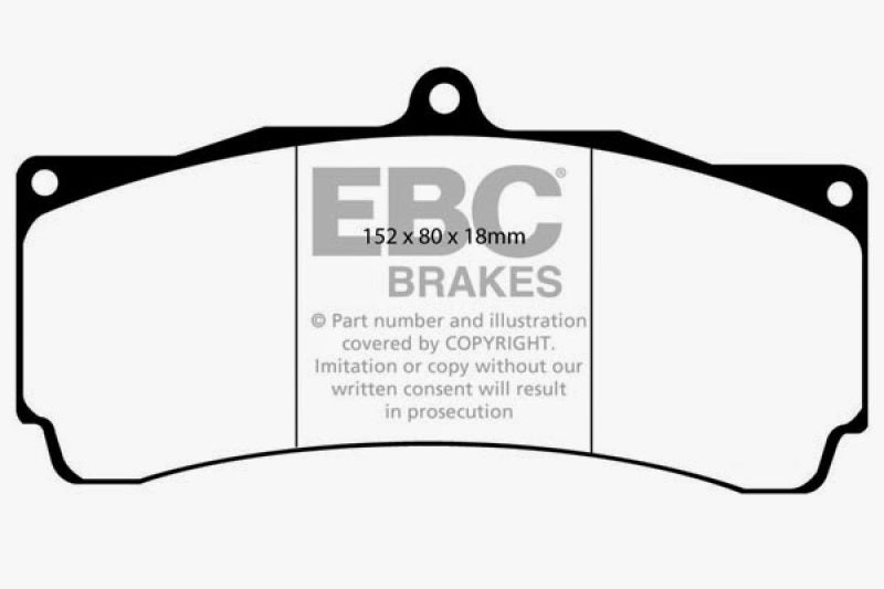 EBC Redstuff Brake Pad Sets - EBC Brakes Redstuff Ceramic Brake Pads