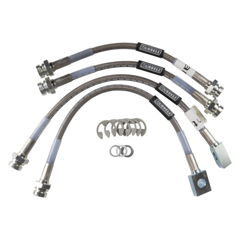 RUS Brake Line Kits - Russell Performance 95-04 Pontiac Sunfire FWD Brake Line Kit