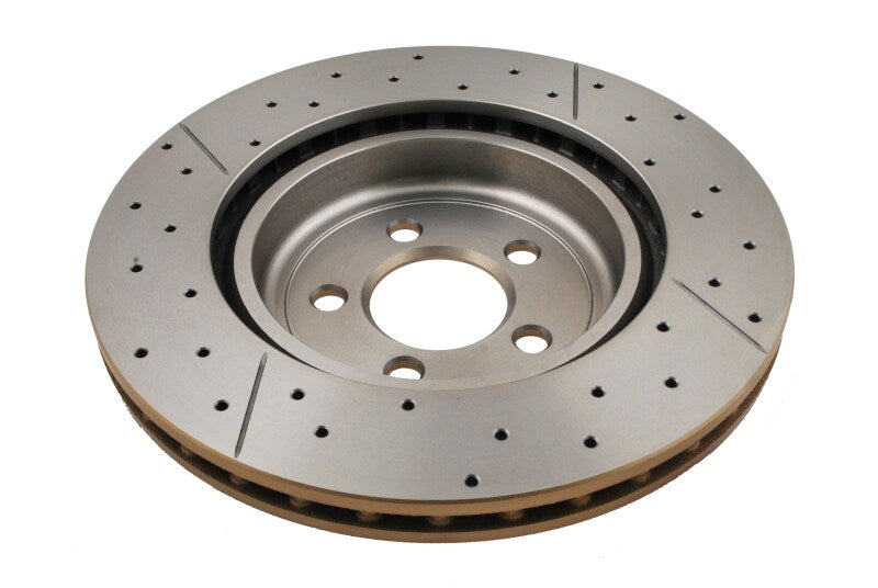 DBA Street Slot&Drill Rotors - DBA 09-20 Dodge Challenger Front Drilled & Slotted Street Series Rotor