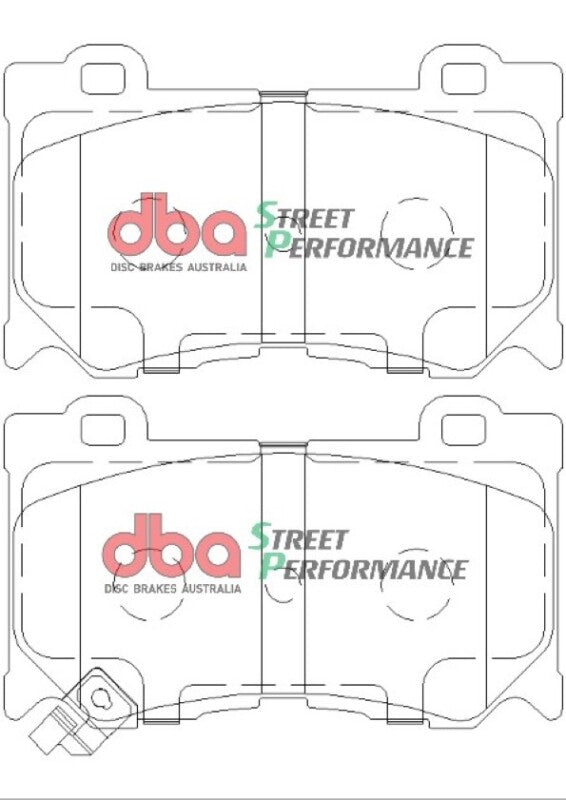 DBA SP Performance Brake Pads - DBA 09-13 Infiniti FX50 (S51 Model) Front SP Performance Brake Pads