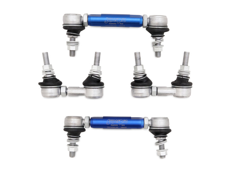 SPR Sway Bar Links - SuperPro 18-23 Kia Stinger HD Adjustable End Link Set (TRC1035 + TRC1085)