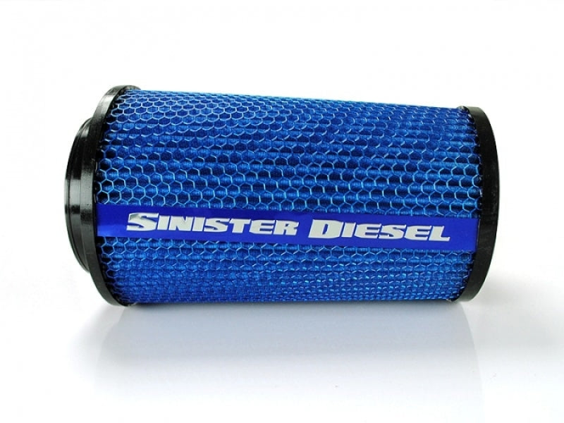 SIN Cold Air Intakes - Sinister Diesel 4in ID 10in Tall Replacement Air Filter