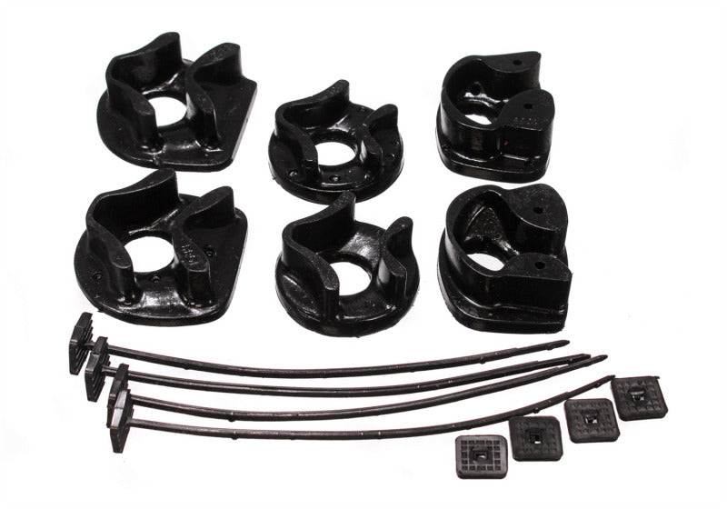 ES Motor Mounts - Black - Energy Suspension 90-93 Acura Integra Black Motor Mount Inserts (2 Torque Mount Positions)