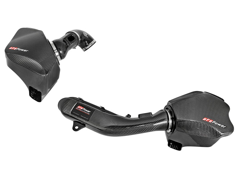 AFE Black Series Carbon Fiber Cold Air Intakes - aFe Momentum GT Pro 5R Cold Air Intake System 15-17 BMW M3/M4 S55 (tt)
