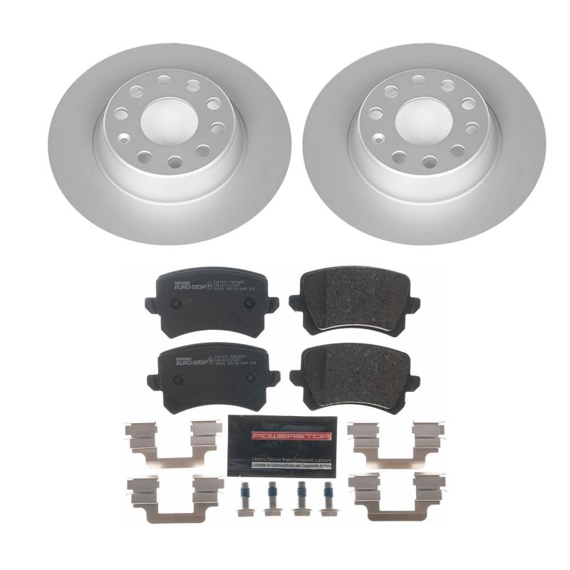 PSB Euro-Stop Kit - Power Stop 2009 Volkswagen Passat Rear Euro-Stop Brake Kit