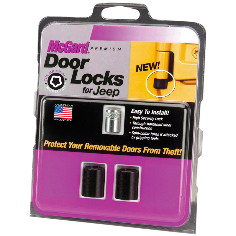MCG Jeep Door Locks - McGard 97-06 Jeep Wrangler TJ / Unlimited LJ 2-Door Lock Set - (2 Locks)