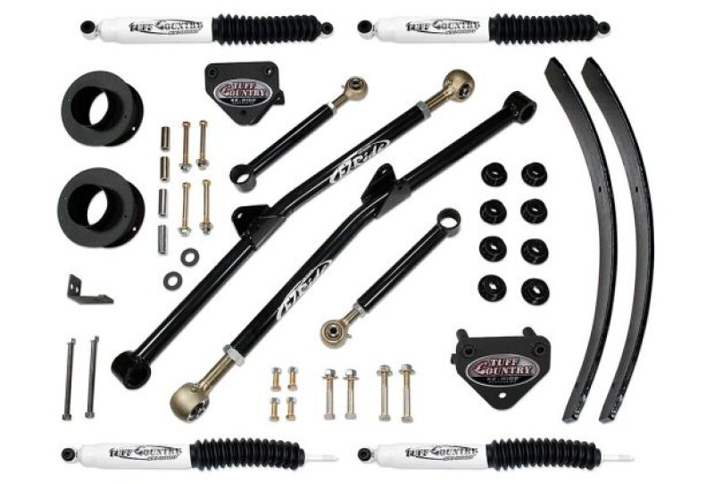 TUF Lift Kits - Tuff Country 94-99 Dodge Ram 3500 4x4 3in Long Arm Lift Kit w/ Shocks (SX8000)