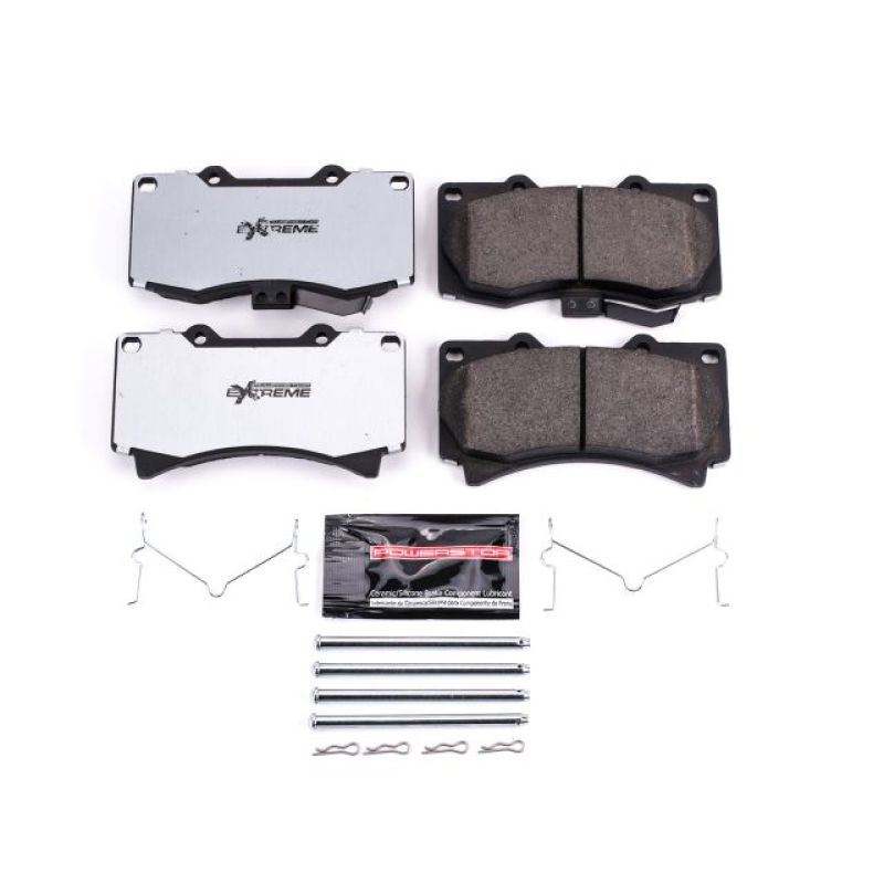 PSB Z36 Truck & Tow Brake Pads - Power Stop 06-10 Hummer H3 Front Z36 Truck & Tow Brake Pads w/Hardware