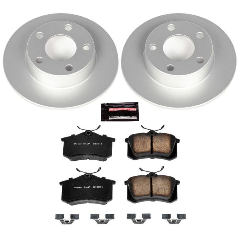 PSB Z23 Evolution Coated Kit - Power Stop 99-04 Audi A6 Quattro Rear Z23 Evolution Sport Coated Brake Kit