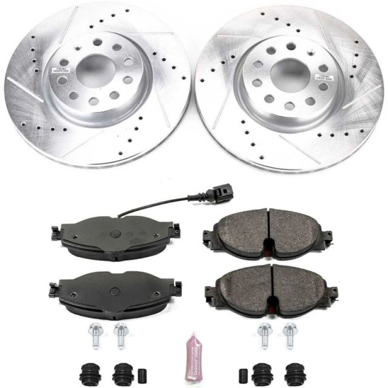 PSB Z23 Evolution Kit - Power Stop 15-18 Audi A3 Front Z23 Evolution Sport Brake Kit