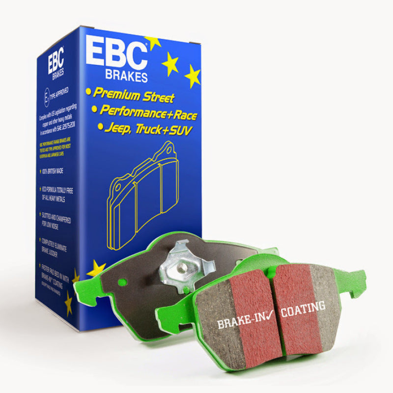 EBC Greenstuff Brake Pad Sets - EBC 2019+ Ford Ranger 2WD 2.3T Greenstuff Rear Brake Pads