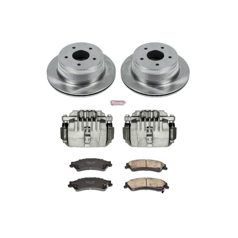 PSB Autospecialty Kit w/Cals - Power Stop 97-05 Chevrolet Blazer Rear Autospecialty Brake Kit w/Calipers