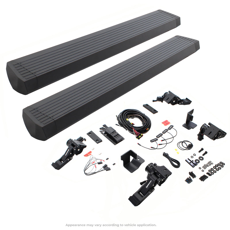 GOR RealTruck VoltStep Running Boards - RealTruck 07-17 Jeep Wrangler 2dr VoltStep Electric Running Board Kit (Cut Req.) - Tex. Blk