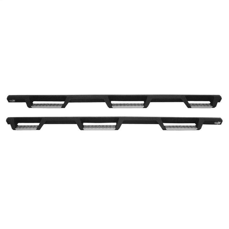 WES Nerf Bars - HDX Drop - Westin/HDX 10-18 Ram 2500/3500 Crew Cab (8ft Bed) Drop Wheel to Wheel Nerf Step Bars - Txt Black
