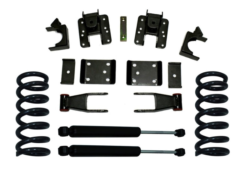 MXT Lowering Flip Kit - MaxTrac 14-18 GM C/K1500 2WD/4WD Extended/Crew Cab 2in/4in Lowering Coil Kit