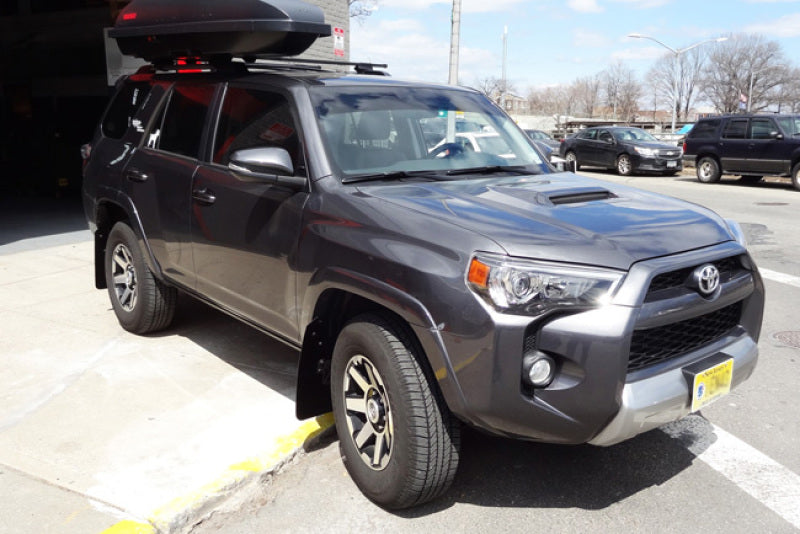 RAL UR Blk Flap/Rd Logo - Rally Armor 12-24 Toyota 4Runner Black UR Mud Flap w/Red Logo
