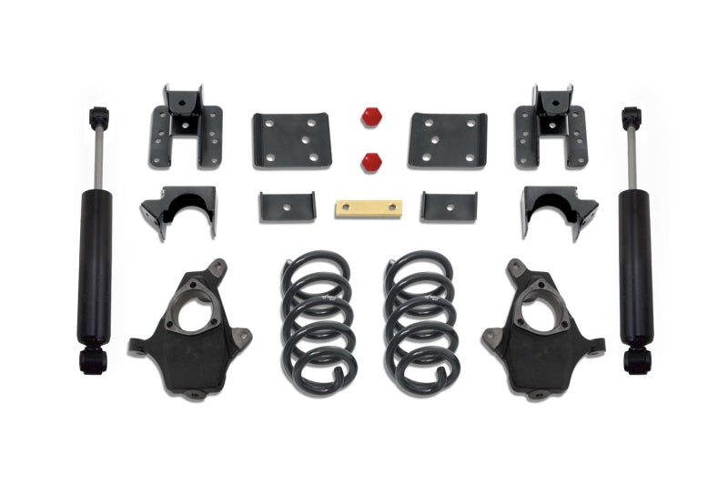 MXT Lowering Spindles - MaxTrac 07-13 GM C/K1500 2WD/4WD Single Cab 3in/5in Lowering Kit
